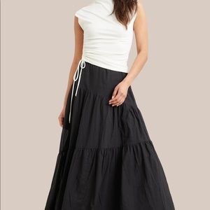 Modern Citizen Runa Tiered Maxi Skirt